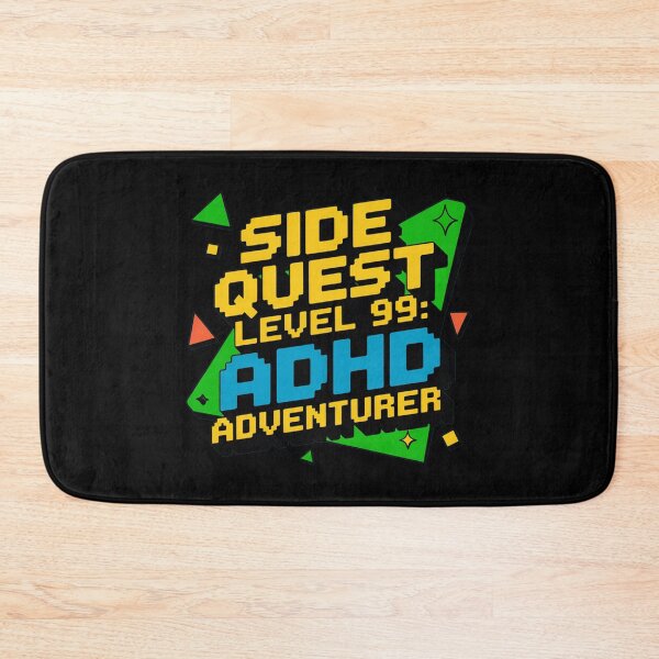 Item preview, Side Quest level 99: ADHD adventurer, funny side quest ADHD gaming  designed and sold by NoetherSym.