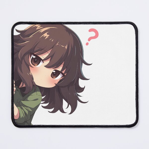 Item preview, Nishizumi Maho Bold Chibi Peeking Girls und Panzer Anime designed and sold by ManuelOpito.