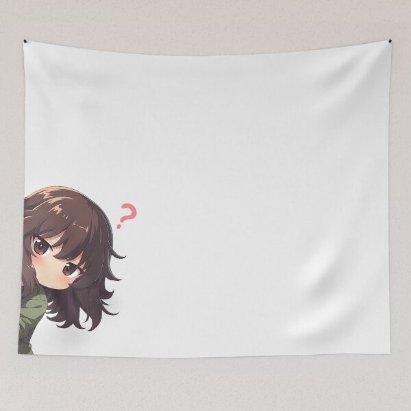 Item preview, Nishizumi Maho Bold Chibi Peeking Girls und Panzer Anime designed and sold by ManuelOpito.