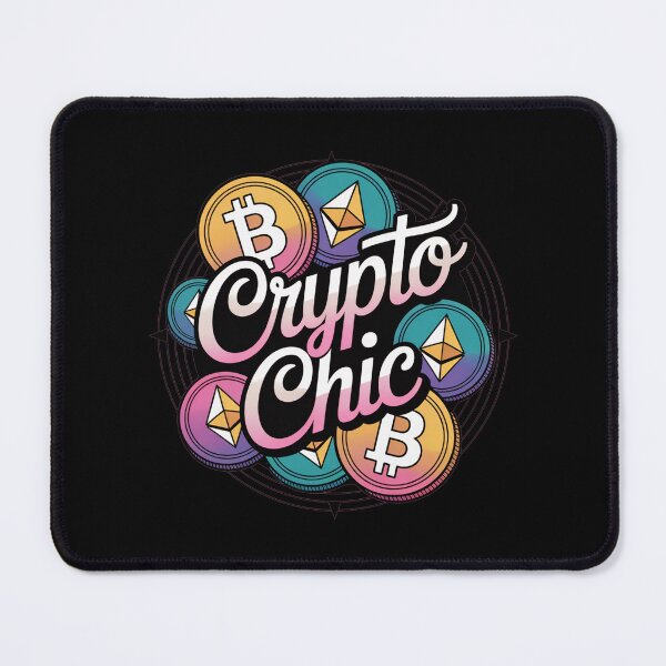 Item preview, Crypto Chic, girl bitcoin crypto designed and sold by NoetherSym.