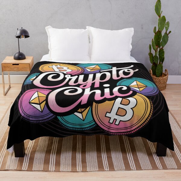 Item preview, Crypto Chic, girl bitcoin crypto designed and sold by NoetherSym.