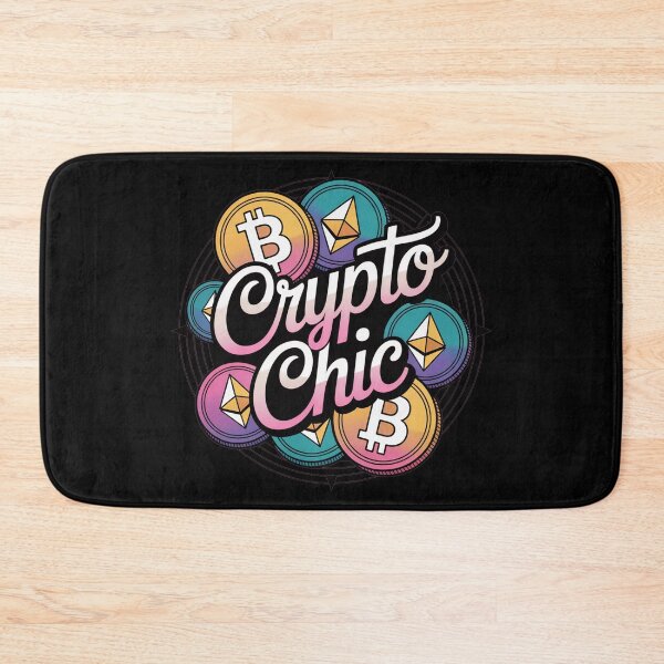 Item preview, Crypto Chic, girl bitcoin crypto designed and sold by NoetherSym.