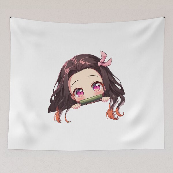 Item preview, Copy of Saori Takebe Cheerful Chibi Peeking Girls und Panzer Anime designed and sold by ManuelOpito.