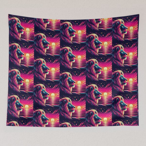Item preview, colorful lion designed and sold by Dogandesighn.