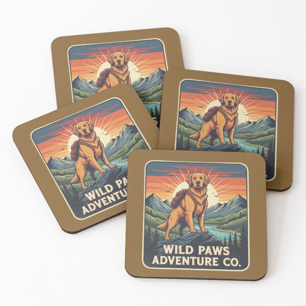 Item preview, "Wild Paws at Sunset Summit" designed and sold by Studio Yvonne .