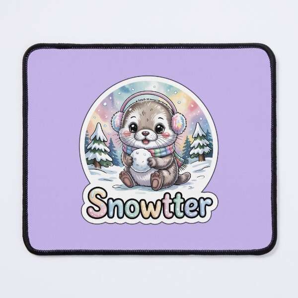 Item preview, Winter Otter Snowtter Cute Animal Sticker designed and sold by Nuist25.