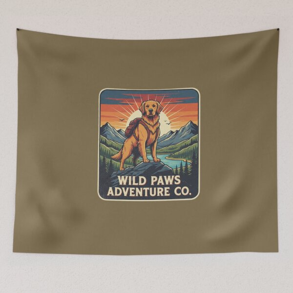 Item preview, "Wild Paws at Sunset Summit" designed and sold by Studio Yvonne .