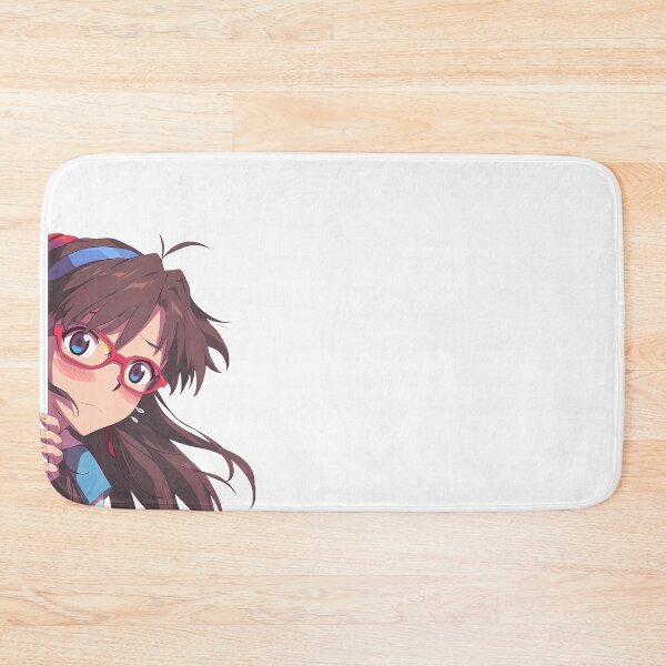 Item preview, Makinami Illustrious Chibi Mari Nervous Peek Neon Genesis Evangelion Anime designed and sold by ManuelOpito.