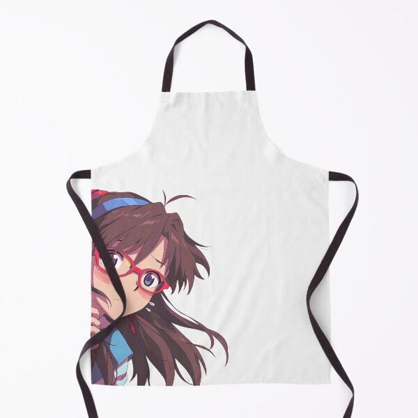 Item preview, Makinami Illustrious Chibi Mari Nervous Peek Neon Genesis Evangelion Anime designed and sold by ManuelOpito.