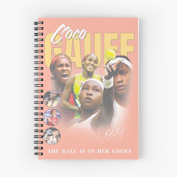 Aperçu de l'œuvre Coco Gauff Tennis Powerhouse Graphic | Le cadeau idéal pour vous et vos amis créée et vendue par TiaPorter.