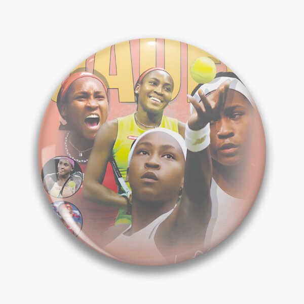 Aperçu de l'œuvre Coco Gauff Tennis Powerhouse Graphic | Le cadeau idéal pour vous et vos amis créée et vendue par TiaPorter.