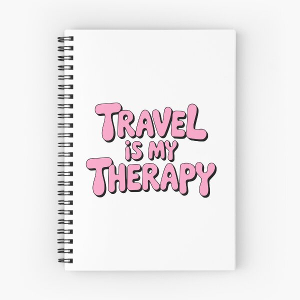 Item preview, Travel Is My Therapy! Pink Girly designed and sold by PMCreative.