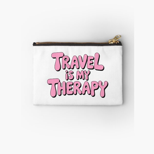 Item preview, Travel Is My Therapy! Pink Girly designed and sold by PMCreative.