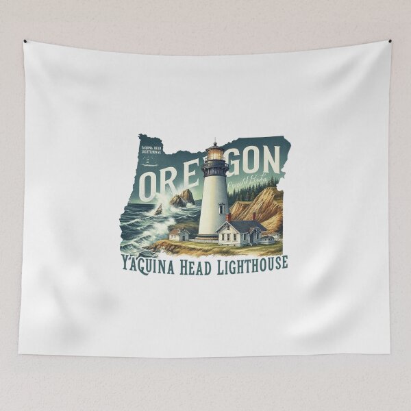 Item preview, Yaquina Head Lighthouse - Travel Art designed and sold by clintang.
