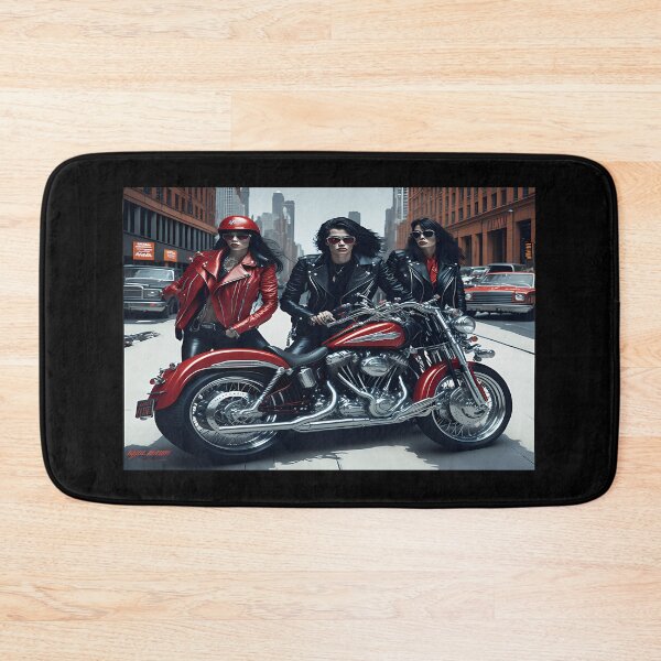 Item preview,  Rock Band And Riders Group At The City To Play Rock designed and sold by AepyVelvet.