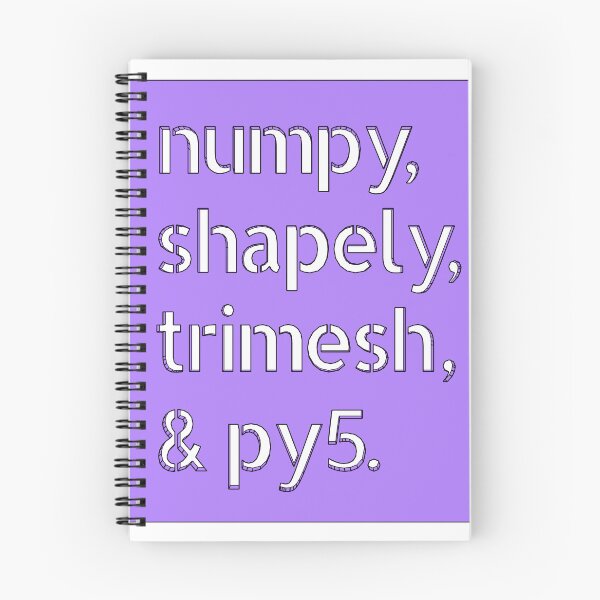 Item preview, numpy, shapely, trimesh y py5 designed and sold by villares.