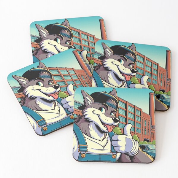 Item preview, The Cool Wolf designed and sold by RobBonelliArts.