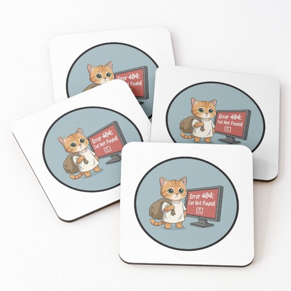 Item preview, Error 404 Cat designed and sold by LaElee.