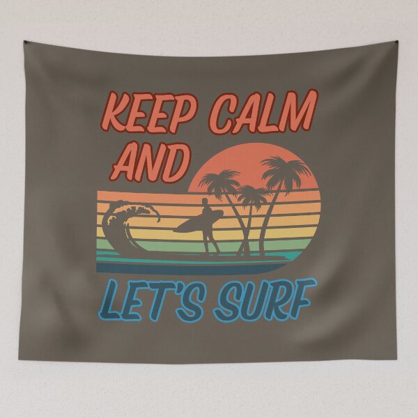 Item preview, keep calm lets surf designed and sold by 95kinimoD.