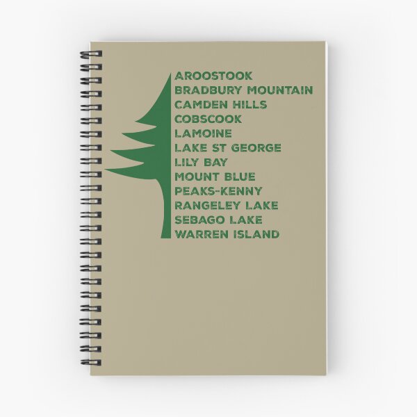 Item preview, State Parks of Maine, the Pine Tree State designed and sold by YonderAndBeyond.