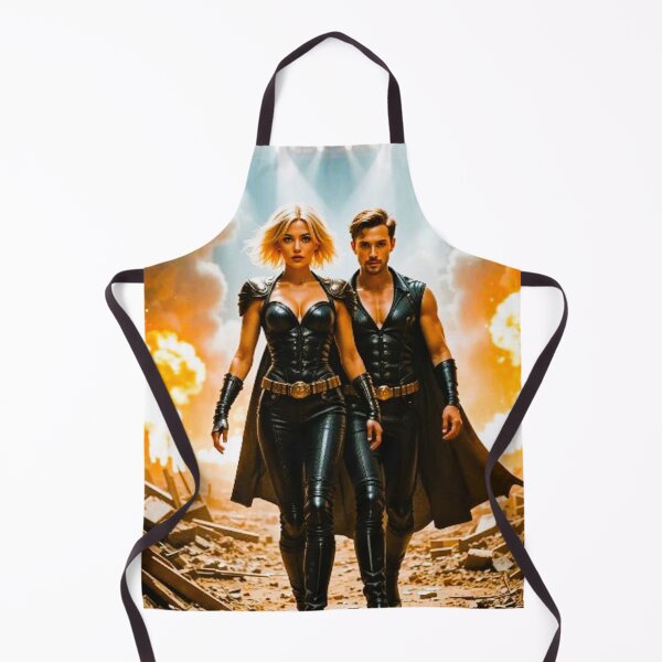 Item preview, Cyberpunk Warriors in Futuristic Cityscape designed and sold by SoulArtSara.