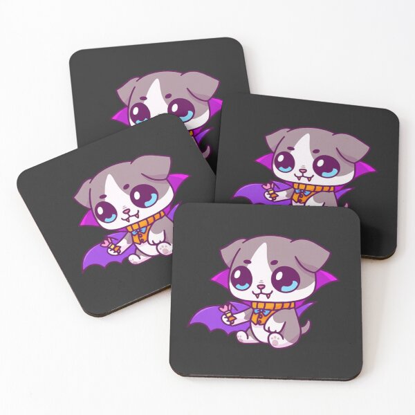 Item preview, Chibi Puppy Vampire with Candy | Cute Funny Kawaii Halloween Dog Design designed and sold by ColorSplash123.