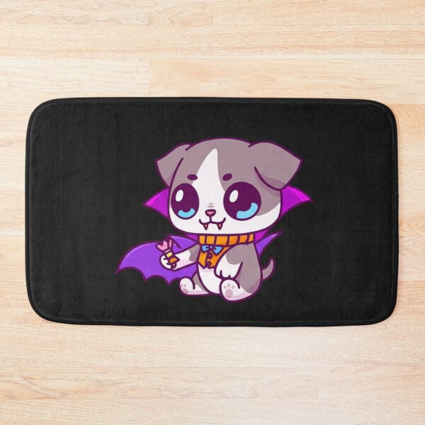 Item preview, Chibi Puppy Vampire with Candy | Cute Funny Kawaii Halloween Dog Design designed and sold by ColorSplash123.