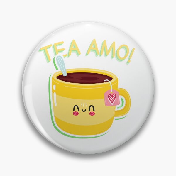 Item preview, Tea Amo – Cute Italian Pun Illustration designed and sold by Ink on Thread.