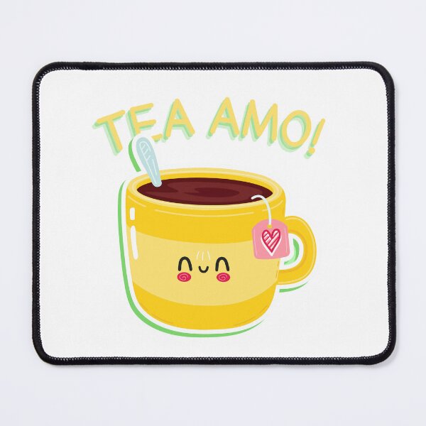 Item preview, Tea Amo – Cute Italian Pun Illustration designed and sold by Ink on Thread.
