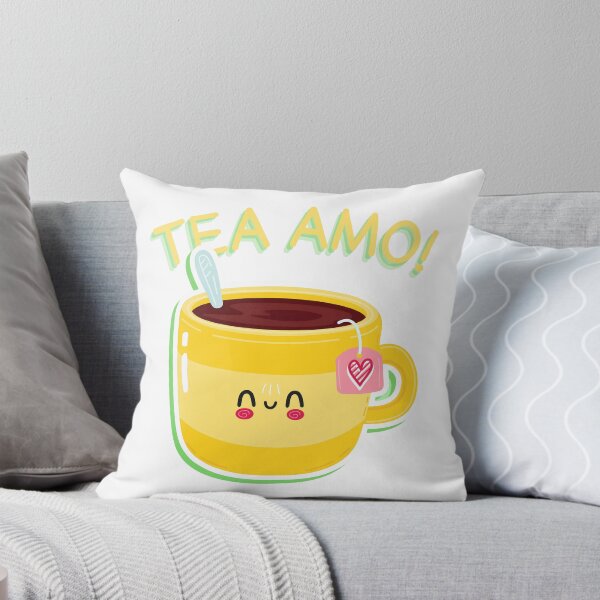Item preview, Tea Amo – Cute Italian Pun Illustration designed and sold by Ink on Thread.