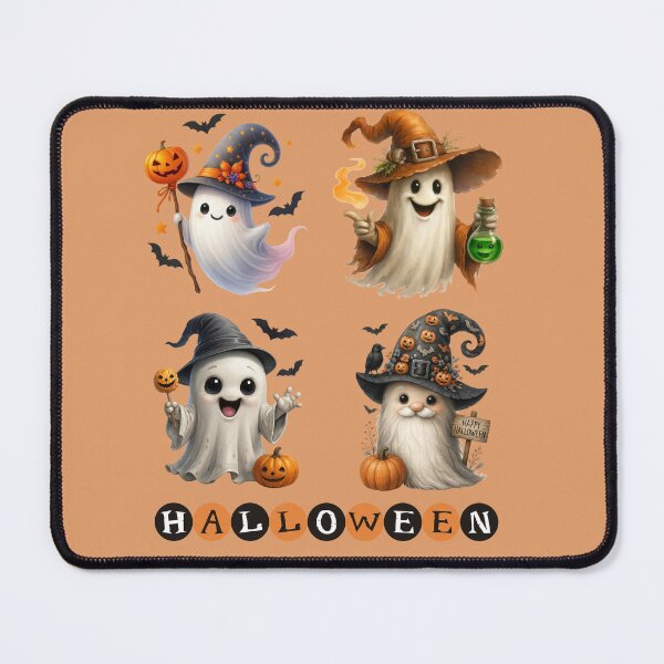 Item preview, A group of funny Halloween ghosts designed and sold by DżodżoJoy.