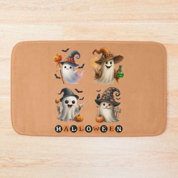 Item preview, A group of funny Halloween ghosts designed and sold by DżodżoJoy.