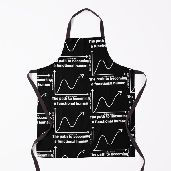 Item preview, A Humorous Graph of Coffee Intake and Level of Give a Damn designed and sold by SplashTastic.