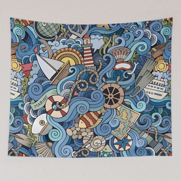 Item preview, Perfect Storm Nautical – Ocean Waves & Maritime Art on T-Shirts, Hoodies, Stickers, Wall Art & Mugs designed and sold by Imaginarium Depot - ImaginariumDepot.us.