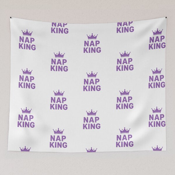 Item preview, Title: Nap King Crown - Funny Napping Slogan designed and sold by Colorful-Garden.