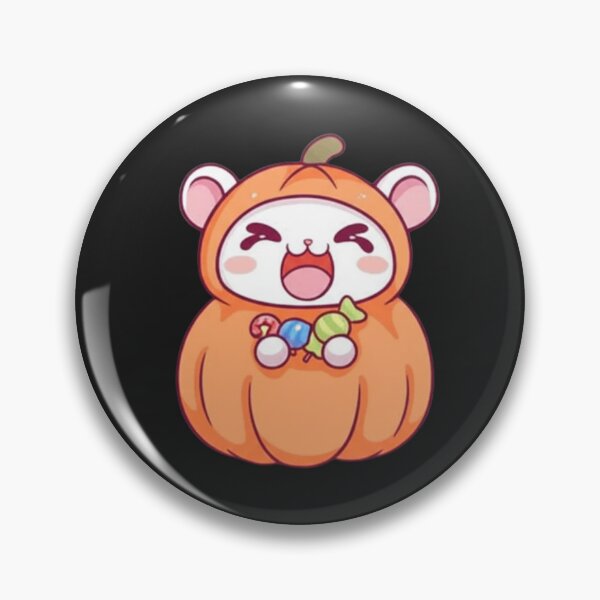 Item preview, Chibi Hamster Pumpkin Costume | Cute Funny Kawaii Halloween Design designed and sold by ColorSplash123.