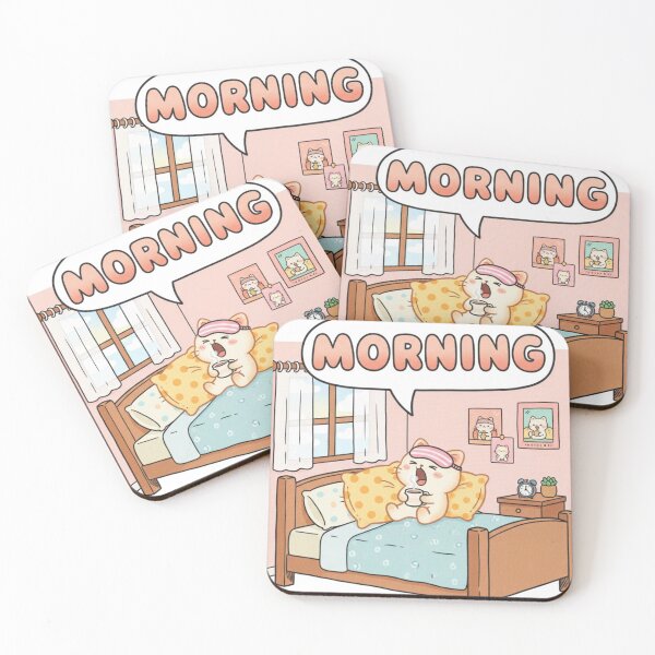 Item preview, Sleepy Cat Morning Vibes designed and sold by miumiudesigns08.