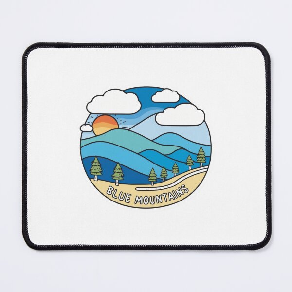 Item preview, Blue Mountains Adventure | Nature, Hiking & Travel Inspired Design designed and sold by KiValuate.