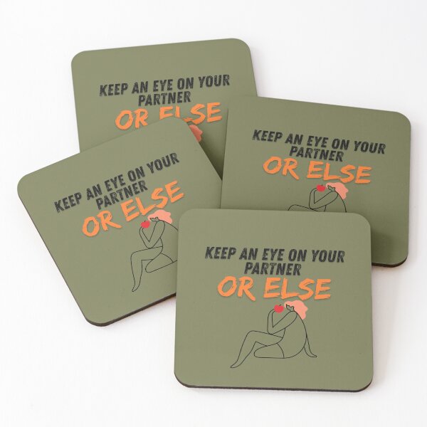 Item preview,  Playful "Keep An Eye On Your Partner" Design. designed and sold by Bendicley.