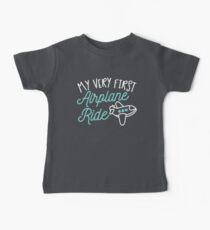 First Plane Flight Shirt My Very First Airplane Ride Tee Baby T-Shirt
