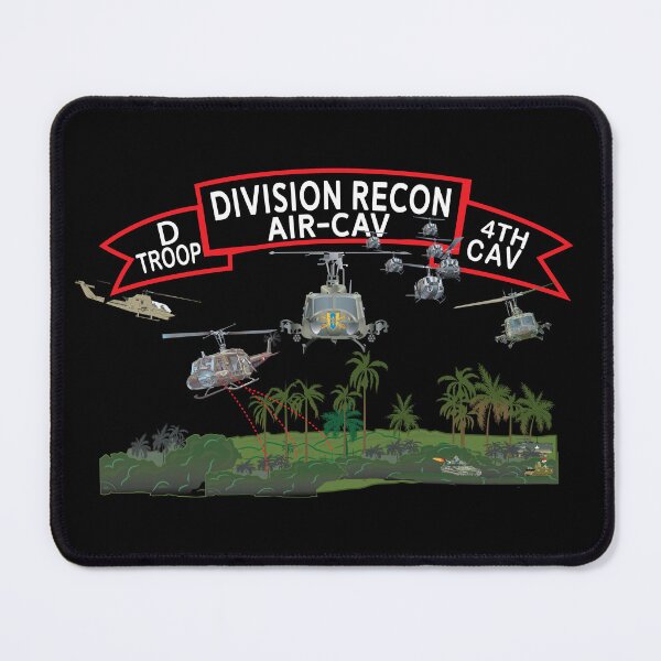 Item preview, Army - D Troop 4th Cav - Division Recon w Aircraft designed and sold by Military Insignia Products.