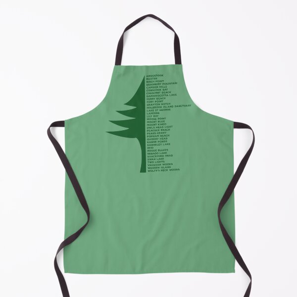 Item preview, Maine State Parks, Full List with Pine Tree designed and sold by YonderAndBeyond.