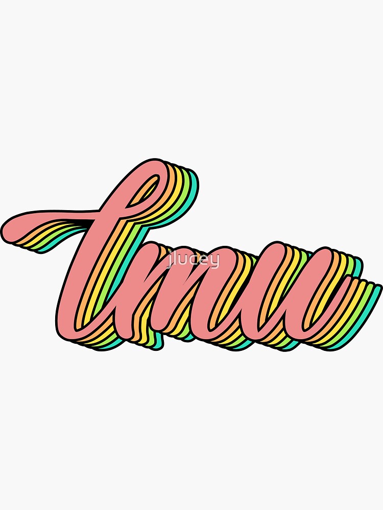 "LMU Retro Sticker" Sticker for Sale by jlucey | Redbubble