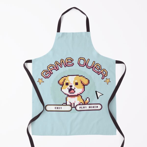 Item preview, Game Over Pixel Puppy Retro Design designed and sold by AwesomeBeyondLimits.