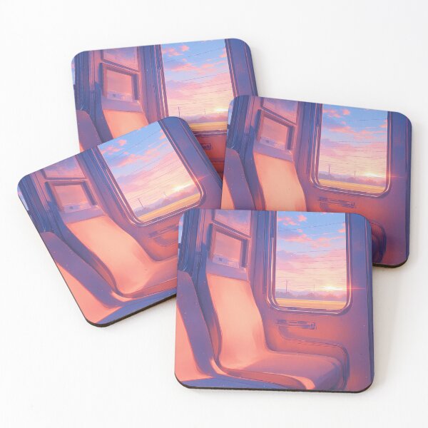 Item preview, Lonely on the train at sunset designed and sold by Working-Woman.