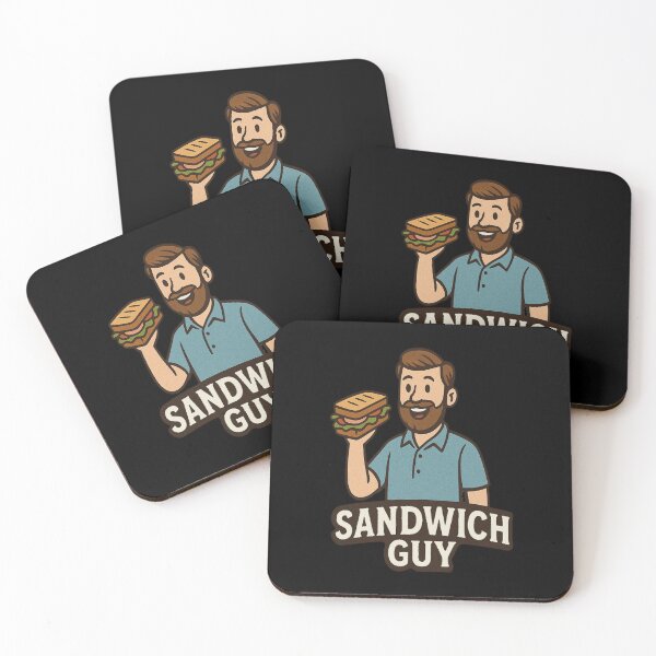 Item preview, Sandwich Guy – Funny Food Cartoon for Snack Lovers designed and sold by Project4X.