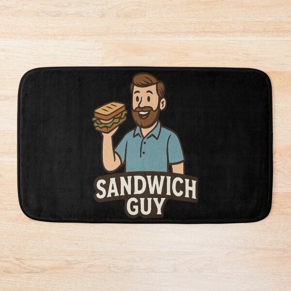 Item preview, Sandwich Guy – Funny Food Cartoon for Snack Lovers designed and sold by Project4X.