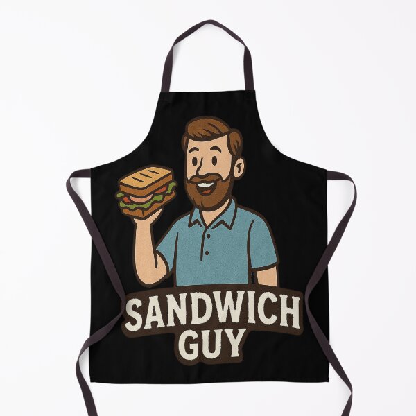 Item preview, Sandwich Guy – Funny Food Cartoon for Snack Lovers designed and sold by Project4X.