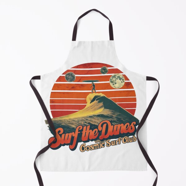 Item preview, Surf the Dunes – Retro Cosmic Surf Poster designed and sold by BENBHicham.
