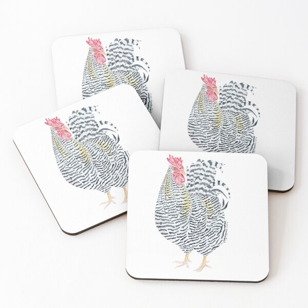 Item preview, Plymouth Barred Rock Rooster  designed and sold by Sonoran Glimmer.